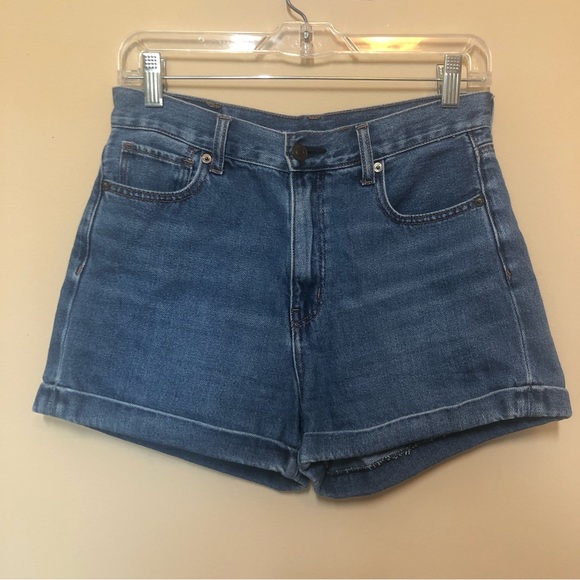 American Eagle Outfitters Pants - American eagle outfitters mom shorts cuffed jean denim